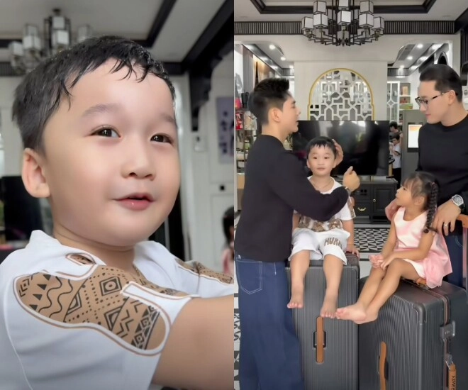 Thanh đoàn xúc động khi con trai hà trí quang hỏi sao đi hoài không ở nhà thấy may vì có ông bà nội chăm giúp - 1