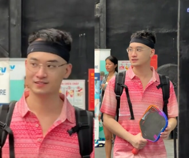 Thiếu gia đức phạm được khen mặt búng ra sữa hậu ly hôn diệp lâm anh thân thiết á hậu kém 8 tuổi trên sân pickeball - 1