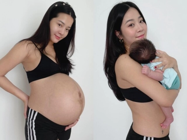 tiểu tam màn ảnh việt giảm 25kg trong 4 tháng mẹ 1 con chăm mặt cắt xẻ khoe dáng mê chữ ê kéo dài - 2