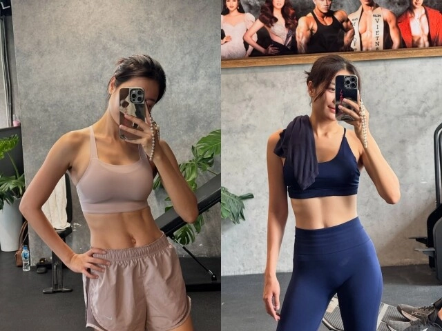 tiểu tam màn ảnh việt giảm 25kg trong 4 tháng mẹ 1 con chăm mặt cắt xẻ khoe dáng mê chữ ê kéo dài - 4