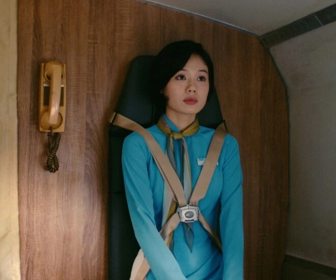 Trâm anh - chiêu đãi viên xinh đẹp của tử chiến trên không có bố là công an bị đạo diễn mắng đến khóc khi quay - 1