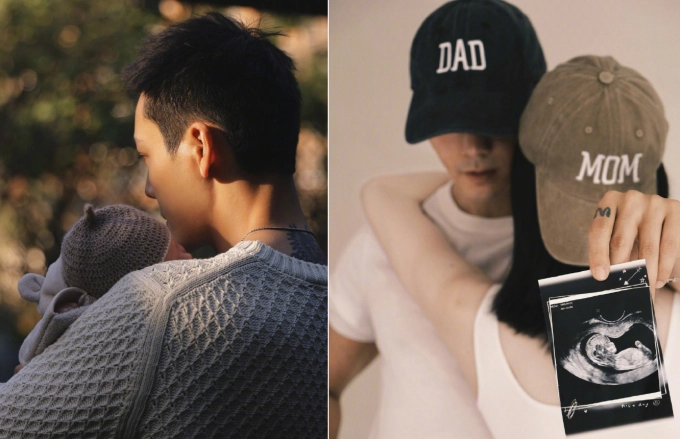 Trần vỹ đình và siêu mẫu victorias secret khoe con đầu lòng - 1