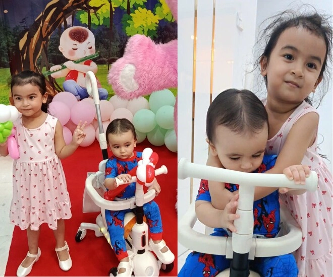 Trung thu nhà sao việt 2 con lai ấn của võ hạ trâm lên đồ trẩy hội 4 con vân trang rước đèn trong biệt thự 1000m2 - 5