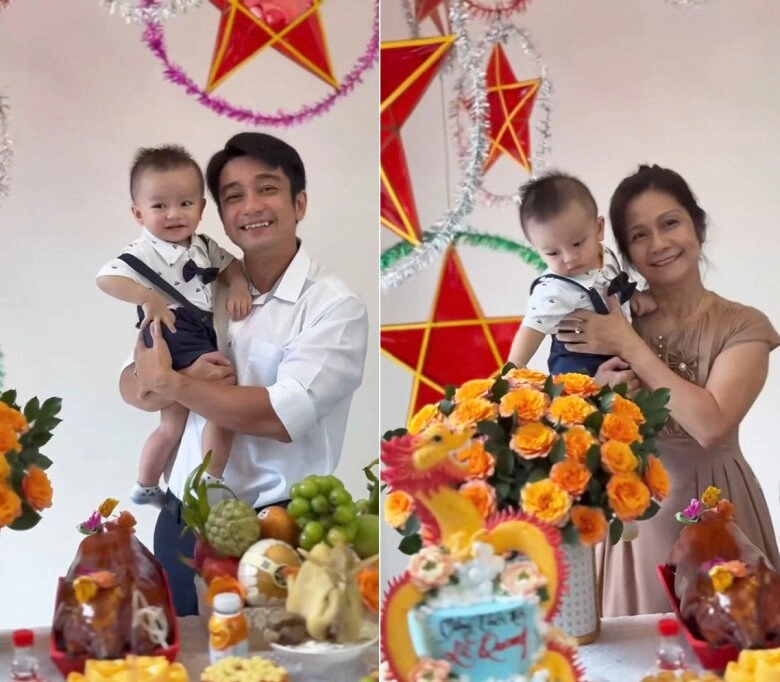 Vân trang bày heo quay dọn thôi nôi cho con trai trong biệt thự 1000m2 quý tử được kỳ vọng nối nghiệp bố đại gia - 4