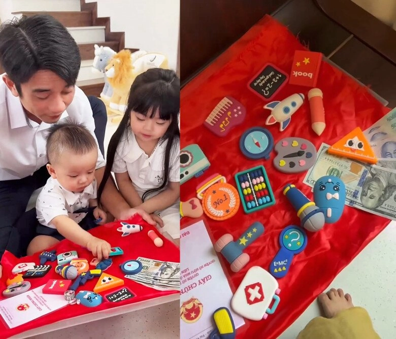 Vân trang bày heo quay dọn thôi nôi cho con trai trong biệt thự 1000m2 quý tử được kỳ vọng nối nghiệp bố đại gia - 5