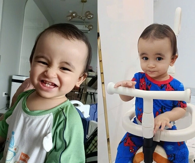 Võ hạ trâm công bố con trai lai ấn kế thừa sự nghiệp tu hành của ông ngoại làm tiệc thôi nôi tại nhà cho quý tử - 9