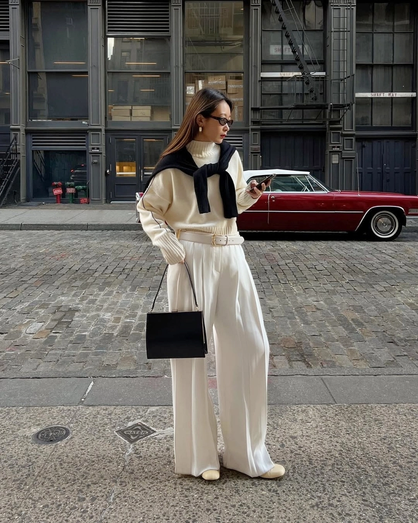 10 kiểu phối đồ đi làm theo phong cách giàu ngầm - 1