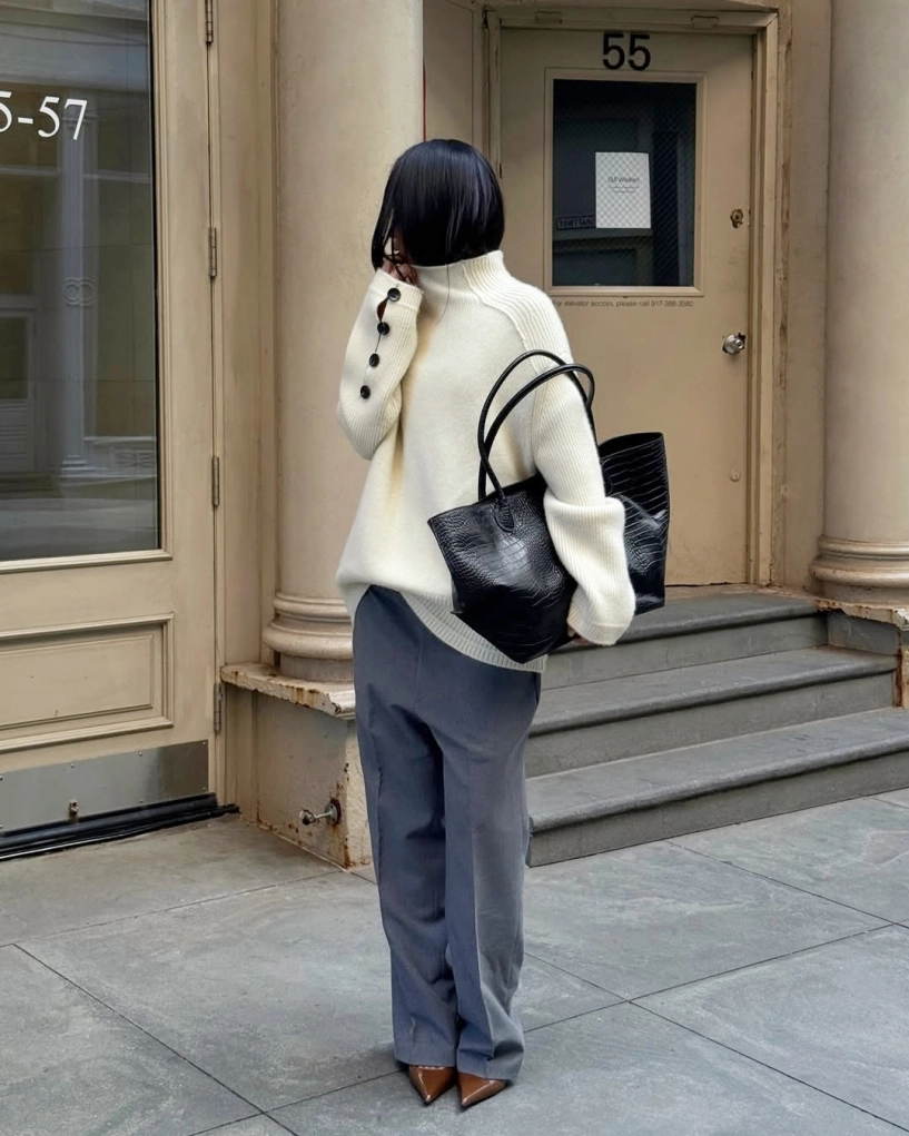 10 kiểu phối đồ đi làm theo phong cách giàu ngầm - 2