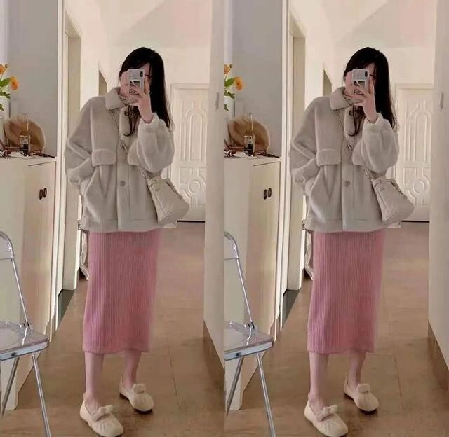 3 kiểu chân váy suông thu đông giúp nàng kéo chân dài chẳng thua váy ngắn lại phối được nhiều kiểu áo - 5