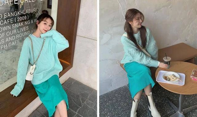 3 kiểu chân váy suông thu đông giúp nàng kéo chân dài chẳng thua váy ngắn lại phối được nhiều kiểu áo - 8