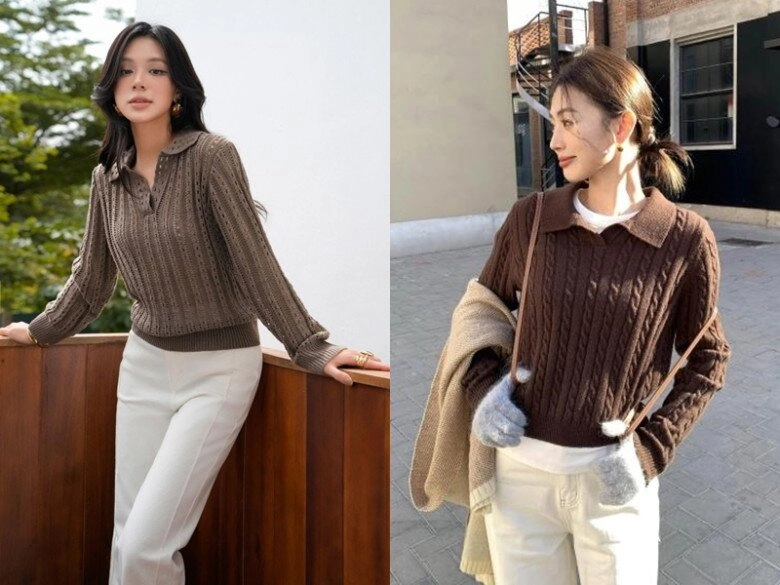 5 combo áo len với quần đẹp bất bại cả người như được bật filter vừa trẻ xinh vừa cao ráo - 3