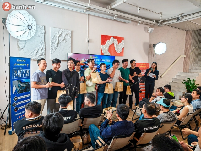 Cafe cùng zhipat - ra mắt bộ đôi đèn led ex150 sportline và 135lc sportline cho dòng xe exciter - 19