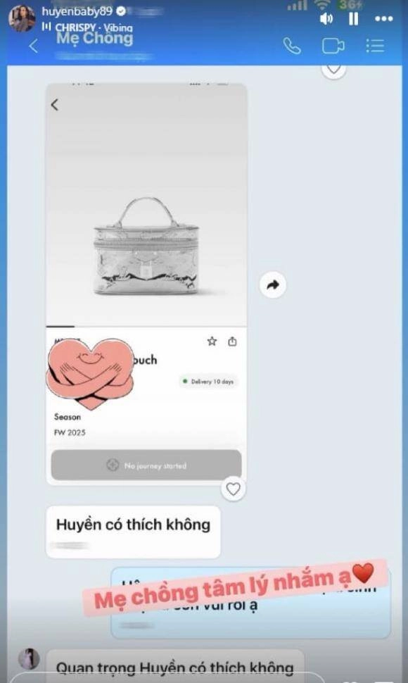 Chị đẹp hà thành được mẹ chồng cưng chiều sắm núi hàng hiệu cho con dâu mặc quanh năm không hết - 5