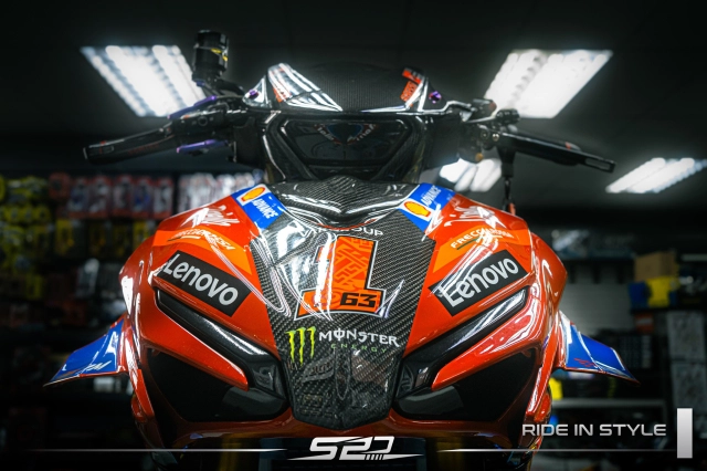 Choáng ngợp với yamaha y16zr độ phong cách ducati desmosedici bagnaia replica của spd racing - 1