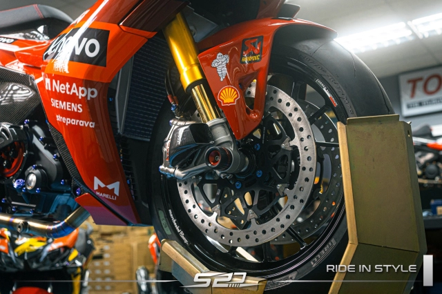 Choáng ngợp với yamaha y16zr độ phong cách ducati desmosedici bagnaia replica của spd racing - 6