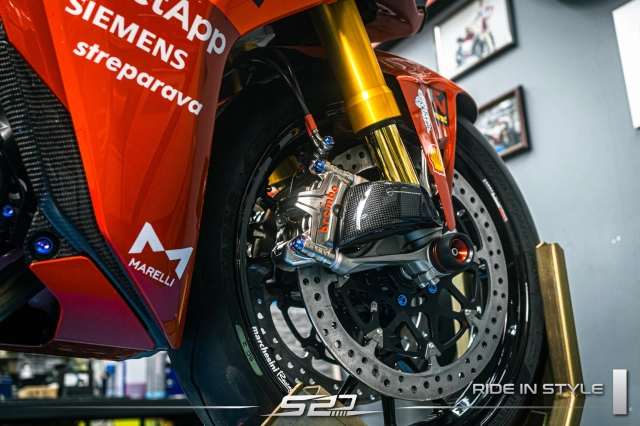 Choáng ngợp với yamaha y16zr độ phong cách ducati desmosedici bagnaia replica của spd racing - 7