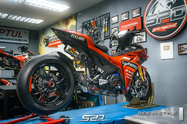 Choáng ngợp với yamaha y16zr độ phong cách ducati desmosedici bagnaia replica của spd racing - 13