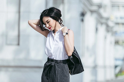 Đinh ngọc diệp đẹp hơn khi mặc kín đáo thanh lịch - 8