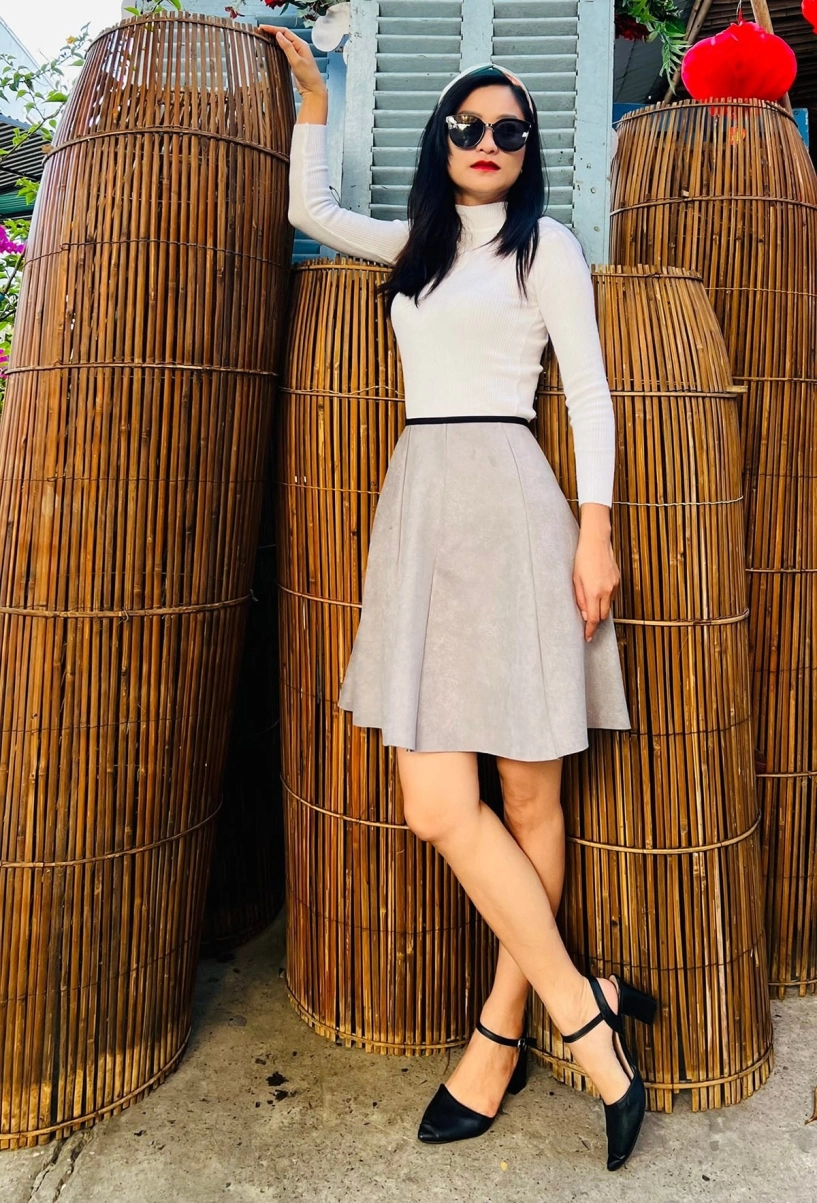 Gu mặc của vợ nghệ sĩ việt anh - 10