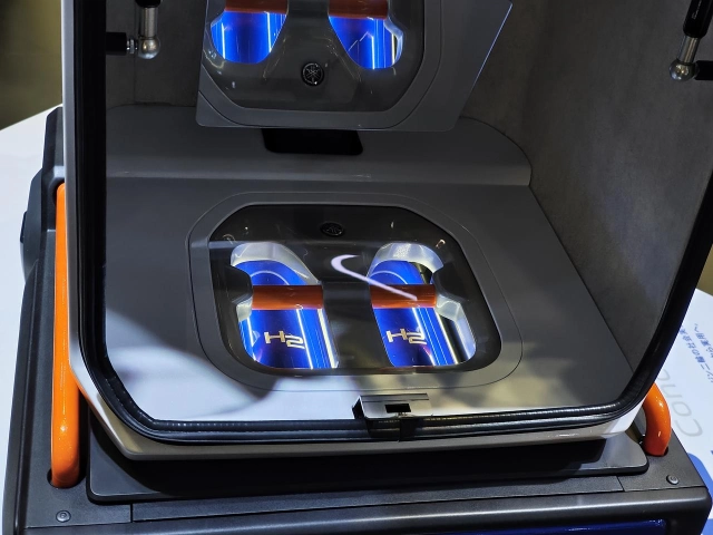 Hình ảnh thực tế yamaha h2 buddy porter chiếc xe ga chạy bằng hydro tại japan mobility show 2025 - 8