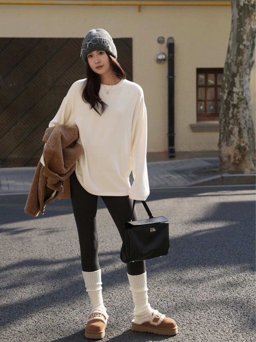 Hồ ngọc hà và loạt fashionista lăng xê quần legging giữ nhiệt - 4