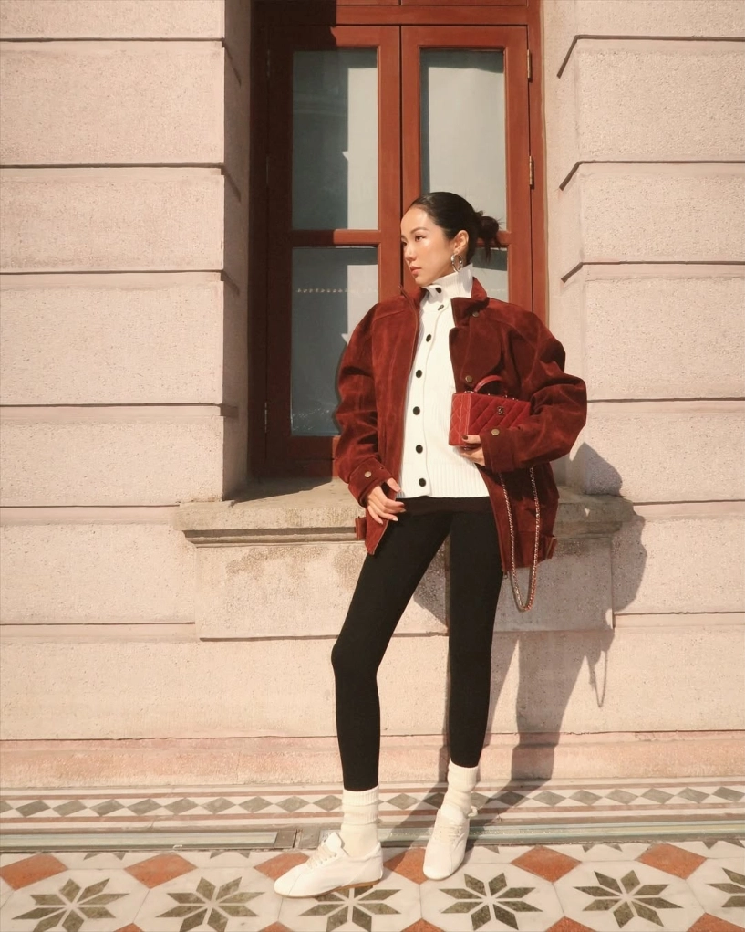 Hồ ngọc hà và loạt fashionista lăng xê quần legging giữ nhiệt - 6