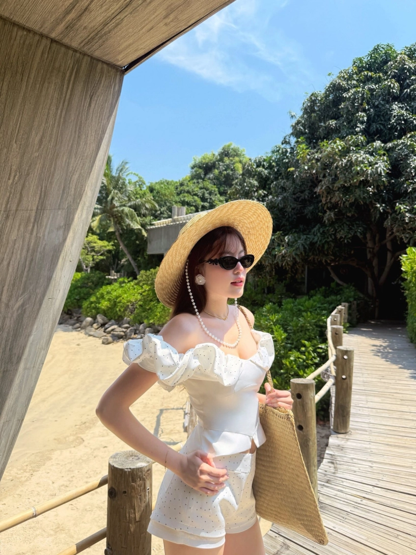 Hot girl tăng mỹ hàn khoe chuẩn tiểu thư sài thành - 8