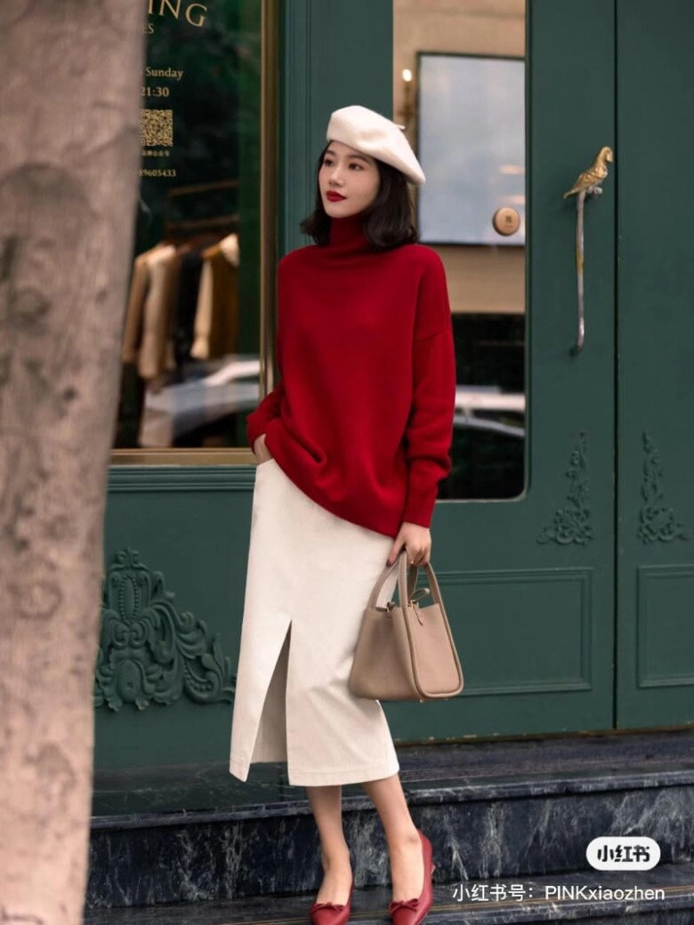 Không phải đen trắng hay xám đây là 5 màu áo len đẹp nên sắm mùa thu đông vừa trẻ trung lại không kén da - 11