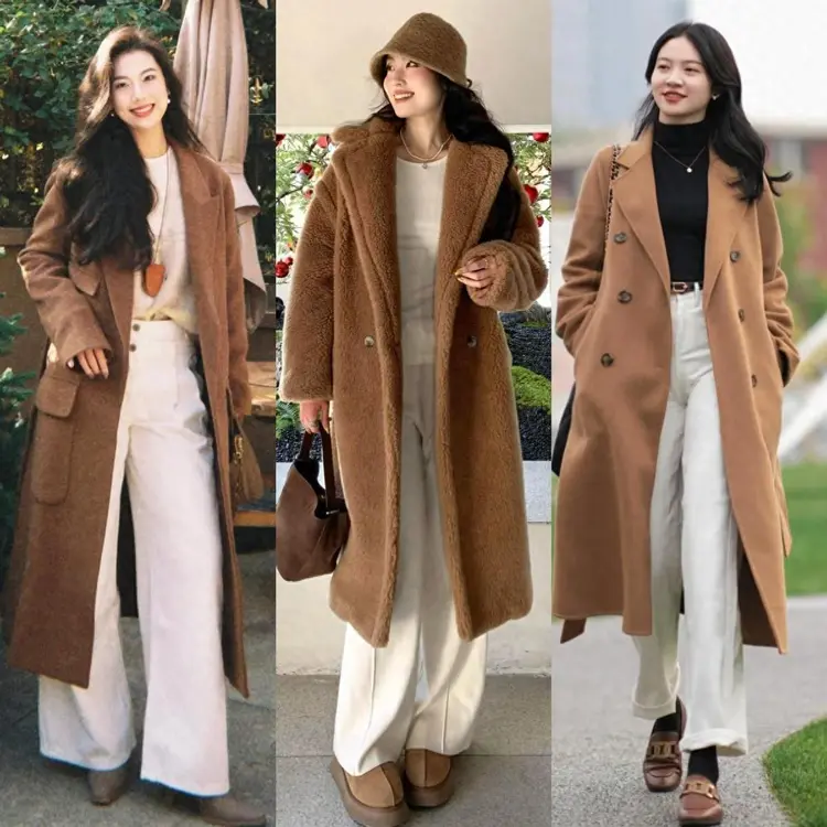 Không phải quần ống rộng hay legging đây là kiểu quần mặc với áo khoác dài đẹp nhất giúp kéo chân dài cả mét - 1