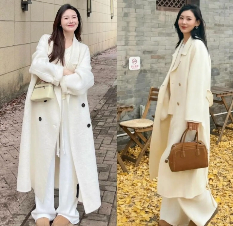 Không phải quần ống rộng hay legging đây là kiểu quần mặc với áo khoác dài đẹp nhất giúp kéo chân dài cả mét - 3