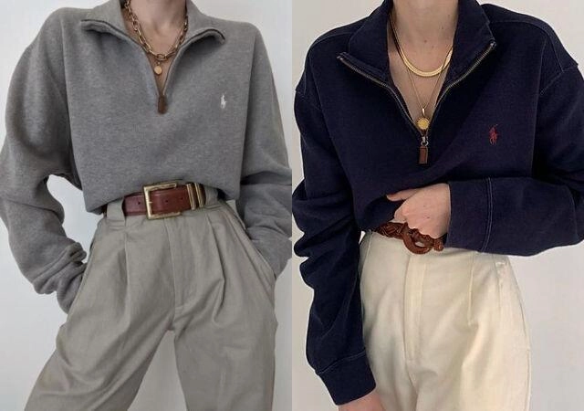 Kiểu áo giàu ngầm thay thế áo nỉ giúp chị em mặc đơn giản mà vẫn sang 30 hay u60 đều đẹp - 2