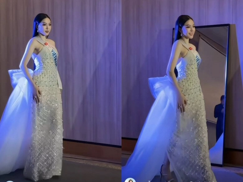 Kiều duy khoe body gợi cảm trong bán kết miss international thái độ giám khảo gây chú ý - 1