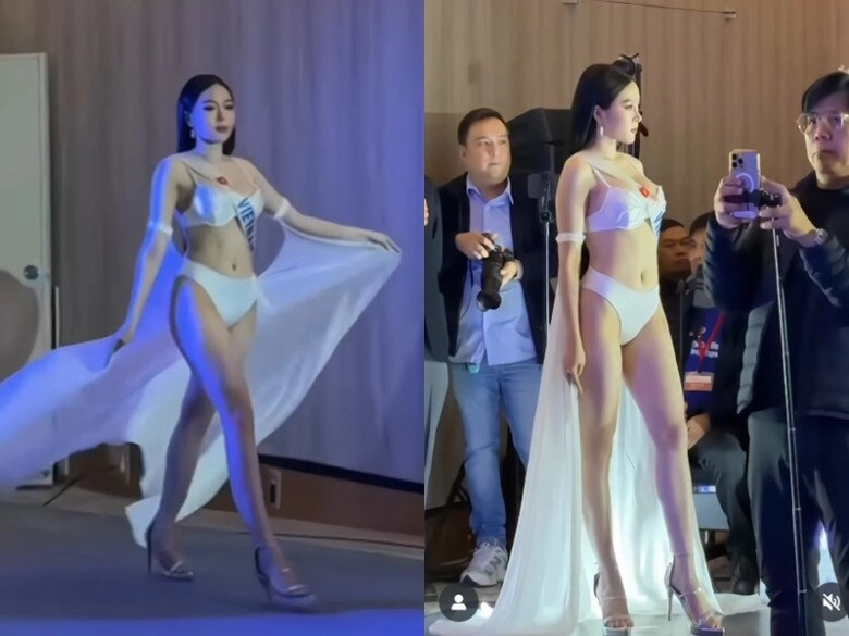 Kiều duy khoe body gợi cảm trong bán kết miss international thái độ giám khảo gây chú ý - 8