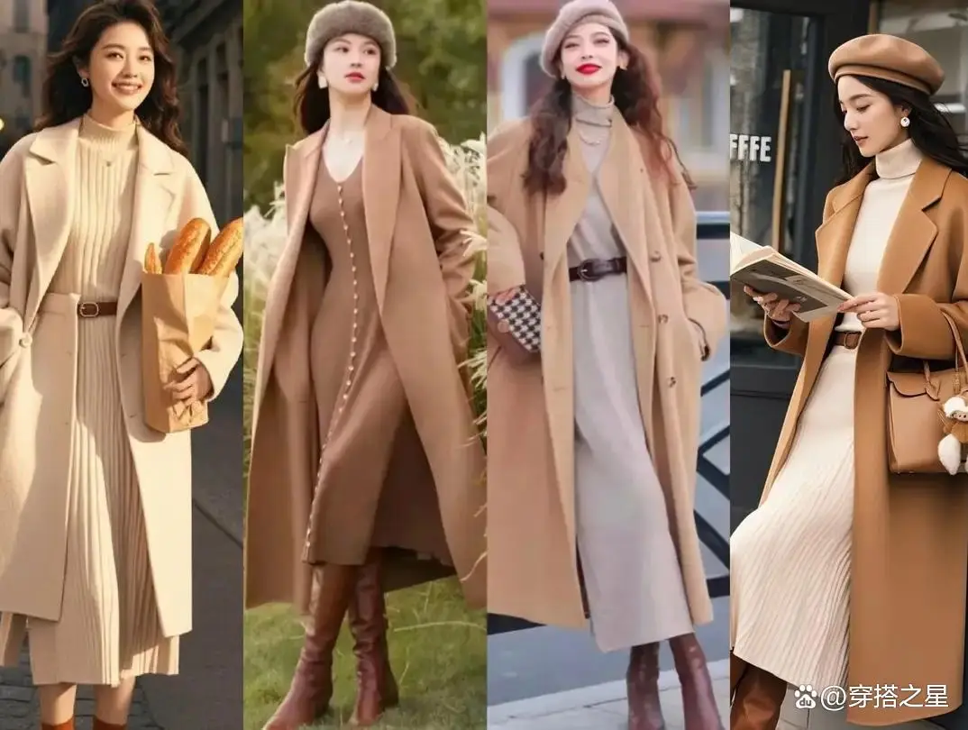 Mặc áo khoác dài nên phối với quần hay váy để tôn dáng chị em cứ áp dụng công thức 3 quần - 3 váy là chân ái - 7