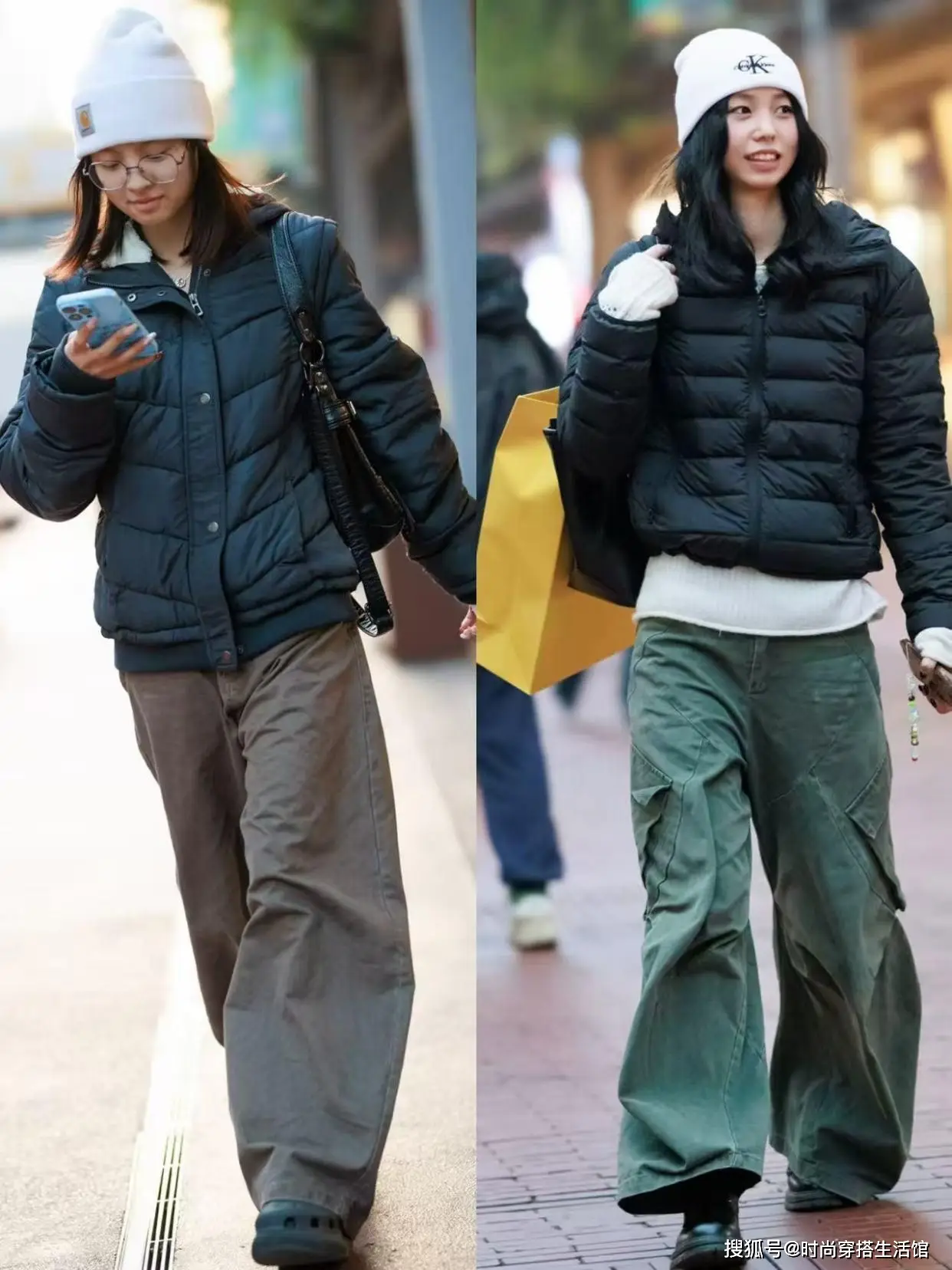 Mặc áo phao nên phối với quần jeans bó sát hay quần ống rộng chị em sành thời trang đều áp dụng công thức này - 6