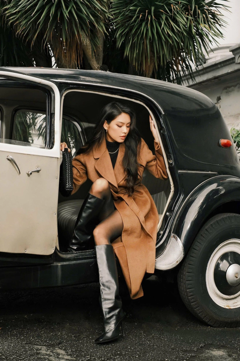 Mix áo khoác dáng dài thời thượng như mỹ nhân việt - 4