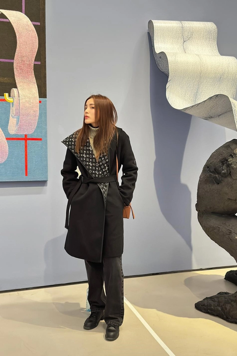 Mix áo khoác dáng dài thời thượng như mỹ nhân việt - 8