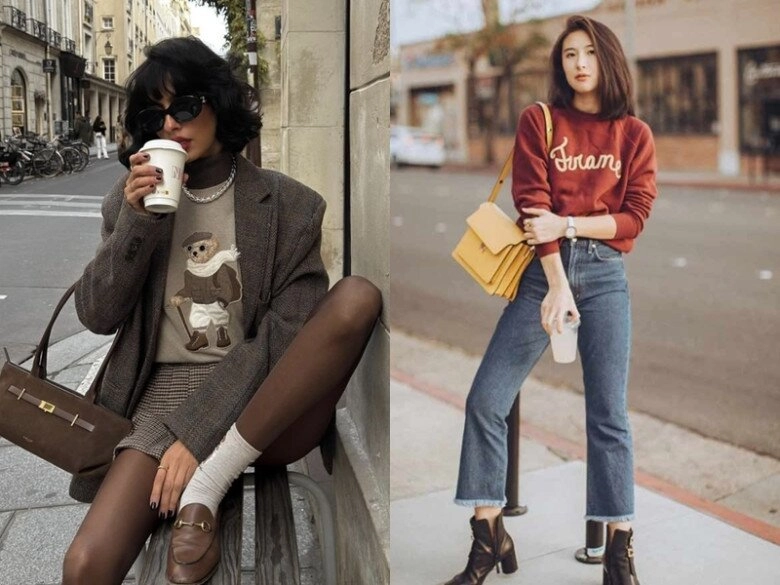 Nàng tóc ngắn lên đồ mùa đông thế nào để nổi bật 4 cách chọn đồ giúp chị em hack dáng trẻ lại chục tuổi - 6