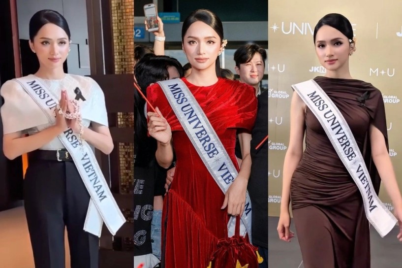 Ngắm trang phục trong ngày đầu tại miss universe 2025 của hoa hậu hương giang - 4