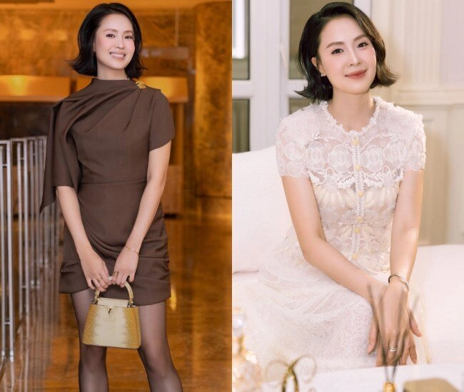 Nữ diễn viên u45 vẫn là mỹ nhân đẹp nhất nhì vtv style đời thường như gái 20 nhờ chuộng 4 kiểu áo - 1