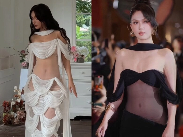 nữ hoàng nội y sắp bị tước danh xưng vào tay mỹ nhân việt có visual y hệt gu ăn mặc hở bạo chẳng kém ngọc trinh - 5