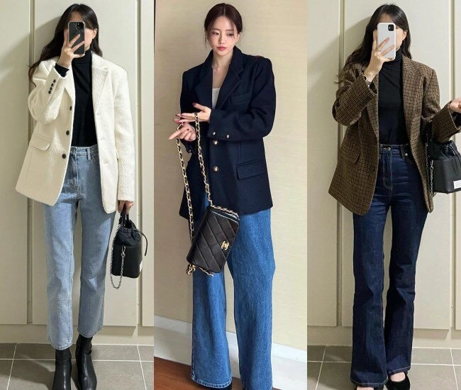 Quần jeans ống đứng đúng là bí kíp của dân công sở 10 kiểu phối giúp chị em lên đời trong vòng một nốt nhạc - 2