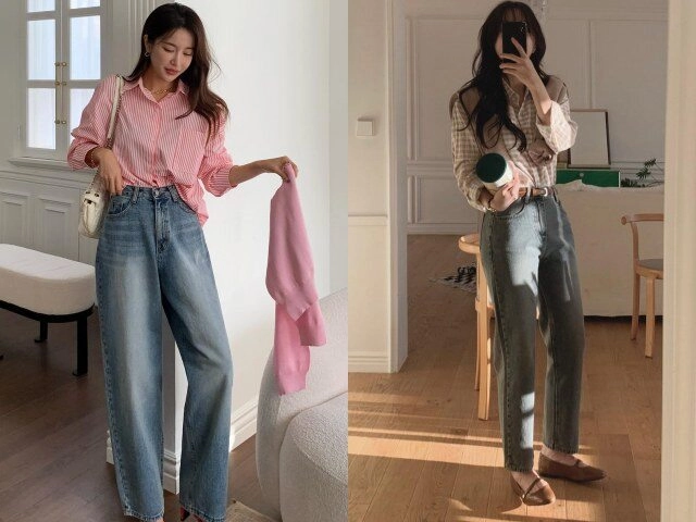 Quần jeans ống đứng đúng là bí kíp của dân công sở 10 kiểu phối giúp chị em lên đời trong vòng một nốt nhạc - 5