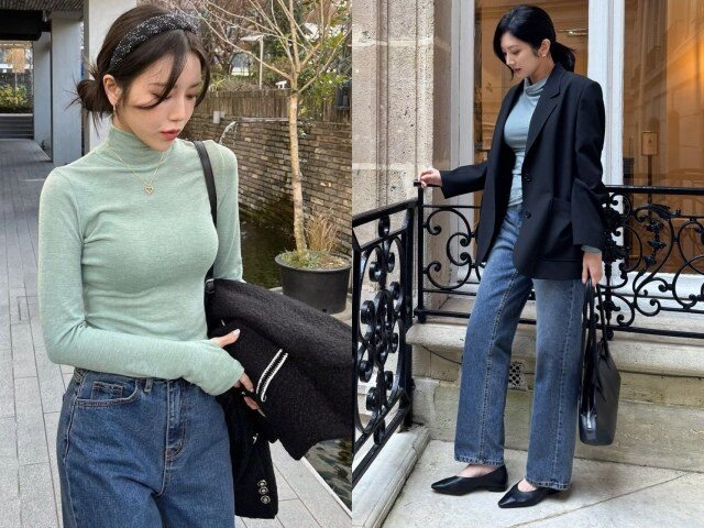 Quần jeans ống đứng đúng là bí kíp của dân công sở 10 kiểu phối giúp chị em lên đời trong vòng một nốt nhạc - 7
