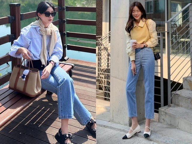 Quần jeans ống đứng đúng là bí kíp của dân công sở 10 kiểu phối giúp chị em lên đời trong vòng một nốt nhạc - 8