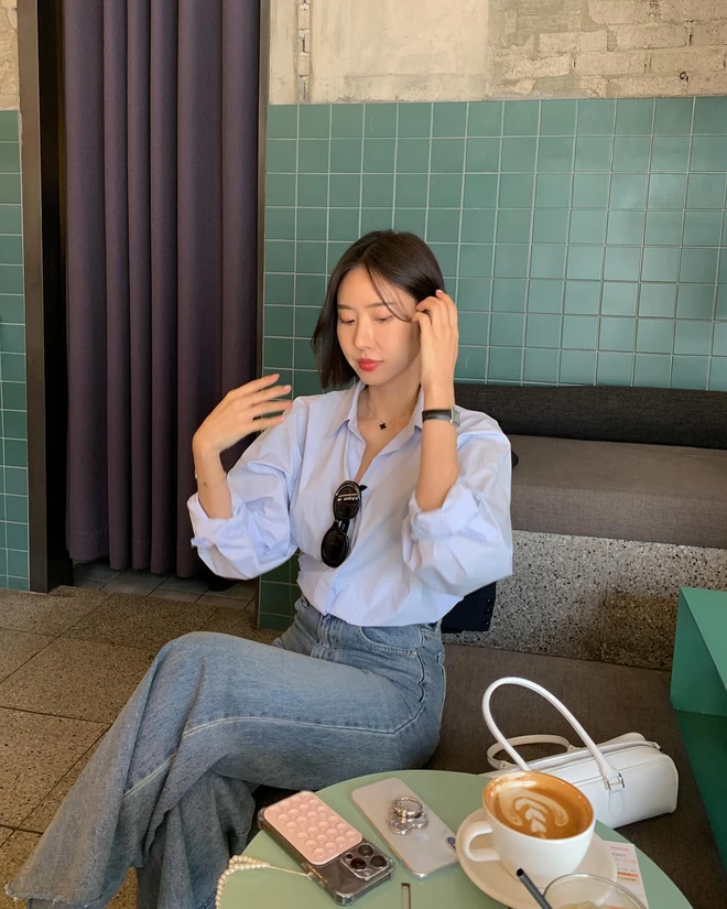 Quần jeans ống đứng đúng là bí kíp của dân công sở 10 kiểu phối giúp chị em lên đời trong vòng một nốt nhạc - 10