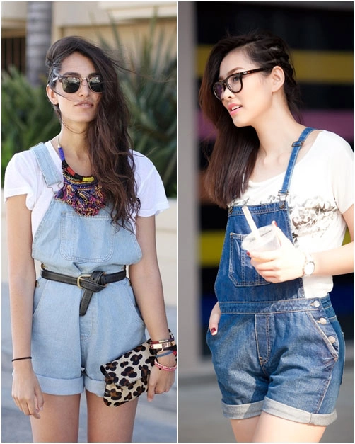 Sao việt diện quần yếm đụng hàng các fashionista - 7