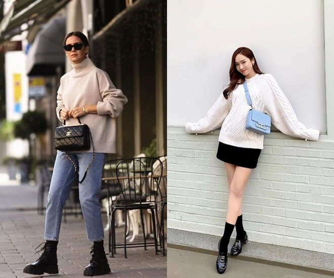 Tại sao người sành ăn mặc luôn chọn áo len lớn hơn 1 cỡ bí quyết giúp chị em thu gọn vóc dáng chính là đây - 2