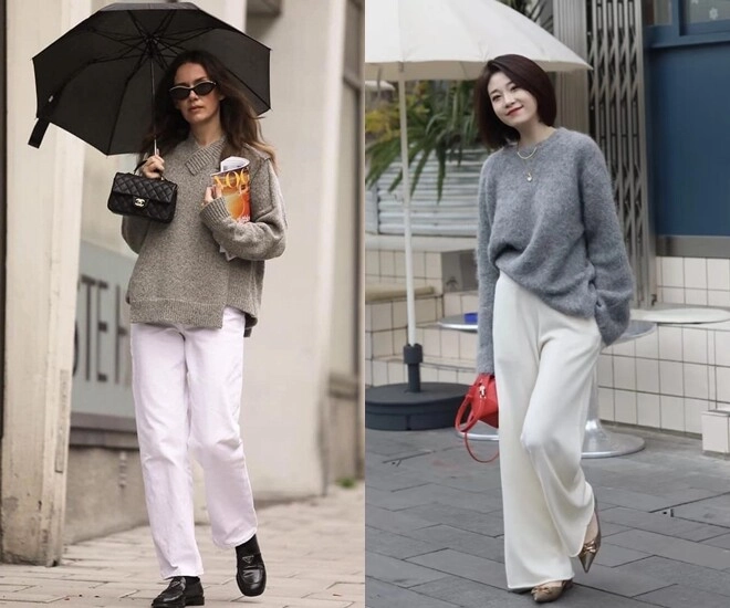 Tại sao người sành ăn mặc luôn chọn áo len lớn hơn 1 cỡ bí quyết giúp chị em thu gọn vóc dáng chính là đây - 5