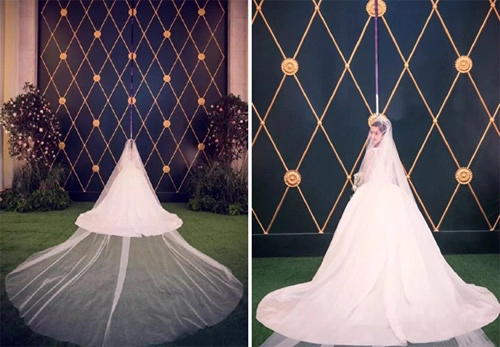 thèm thuồng loạt váy cưới nhẫn cưới trăm tỷ đồng của angela baby - 8